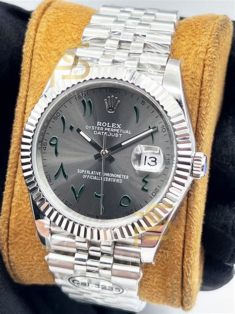 rolex president arabic dial|Rolex datejust 41mm arabic dial.